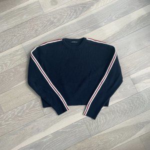 Brandy Melville Stripped Detailing Sweater